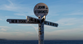 How far is it from Land’s End to John O’Groats?