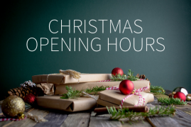 Christmas Opening Hours 2019