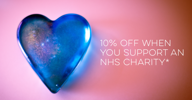 Support an NHS Charity and Save 10%!