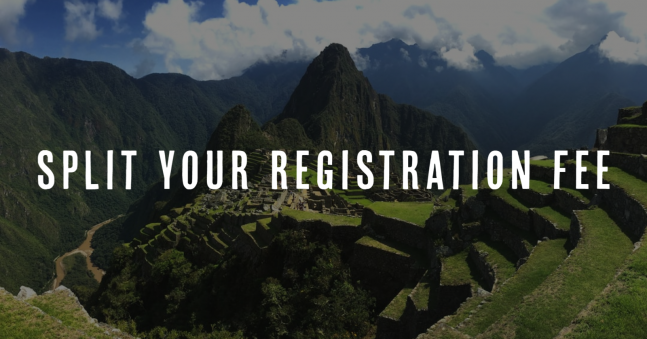 Split Your Registration Fee - 50% Now, 50% in Three Months!