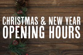 Our Christmas 2020 Opening Hours