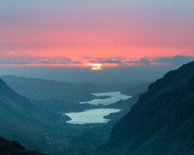 Yr Wyddfa (Snowdon) by Sunrise