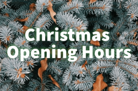 Christmas Opening Hours 2024