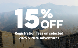 Long Haul Treks & Cycles: Save 15% When You Register!