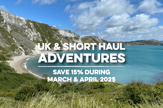 Short Haul and UK Adventure Challenges: Save 15% When You Sign Up